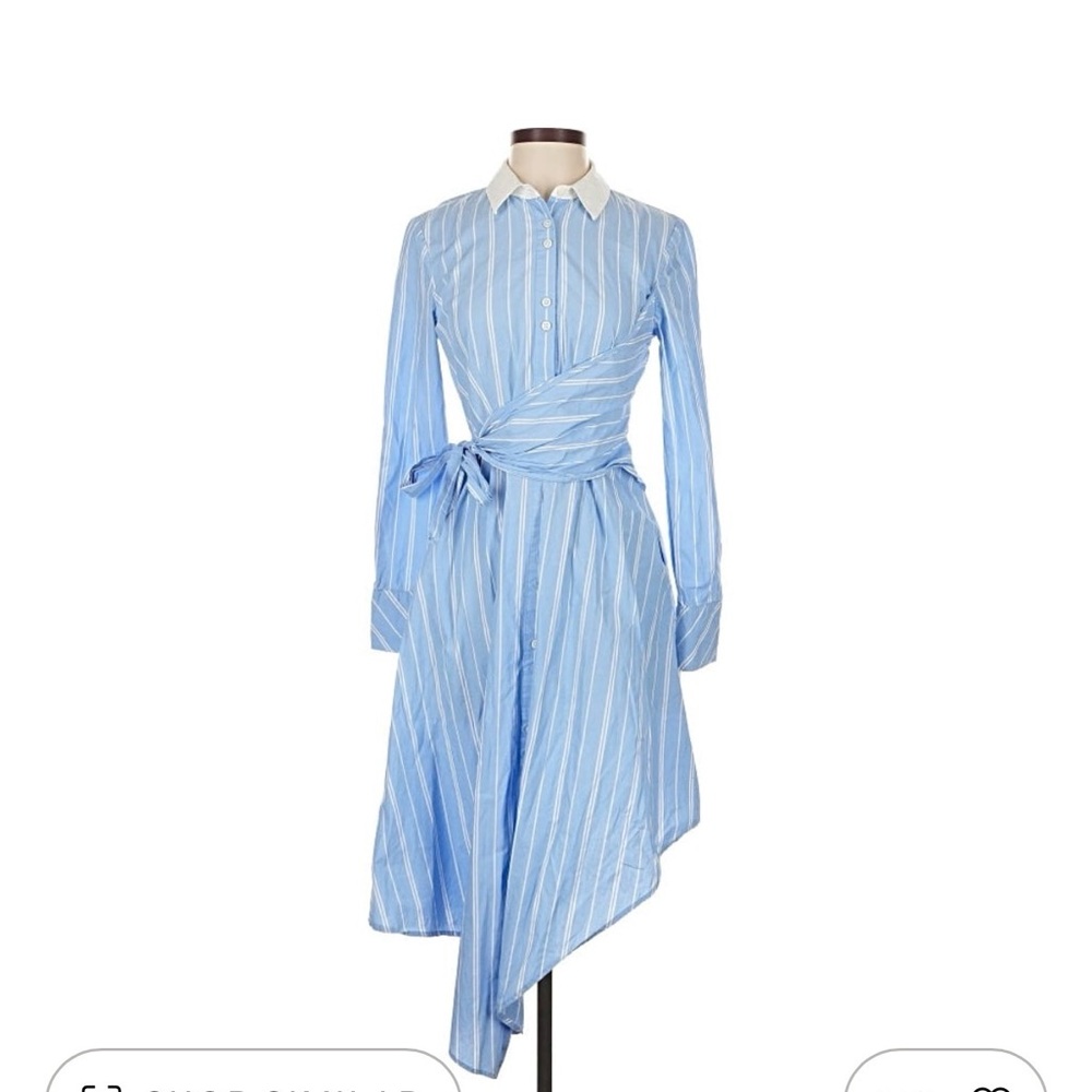 Jonathan Simkhai Light Blue Asymmetrical Dress